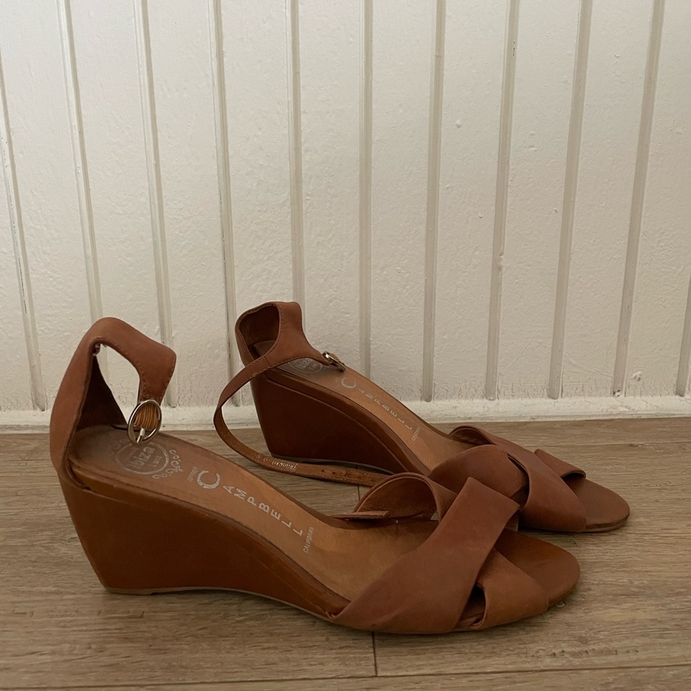 Jeffrey Campbell leather wedges